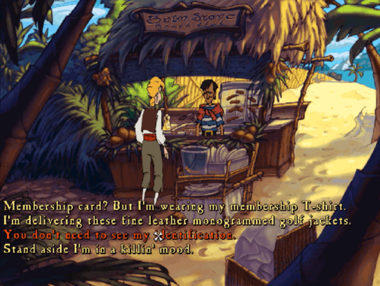 Easter egg in Curse of Monkey Island