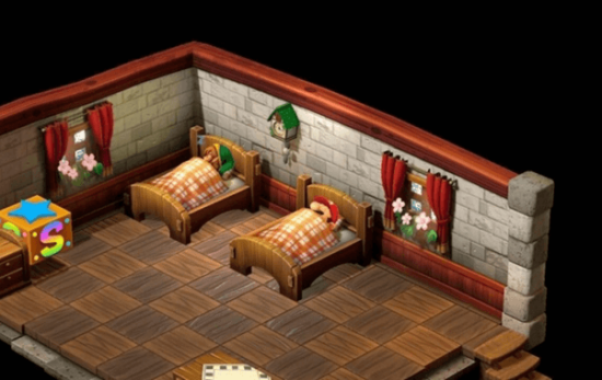 Mario sleeping next to Link